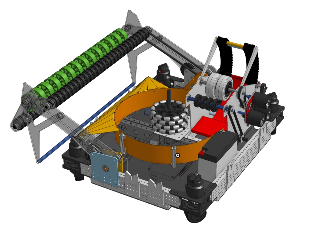 Our most updated CAD design for the robot (as of Feb. 15th)